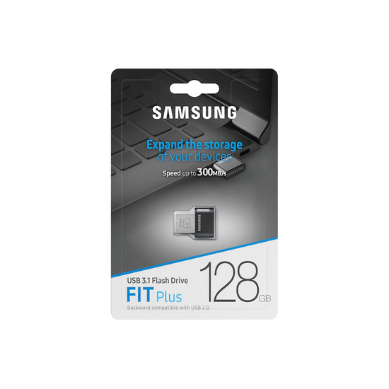 USB ფლეშ მეხსიერების ბარათი SAMSUNG FIT PLUS USB 3.1 FLASH DRIVE 128GBiMart.ge