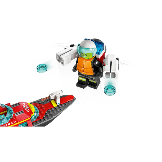 კონსტრუქტორი LEGO FIRE RESCUE BOAT (60373)iMart.ge