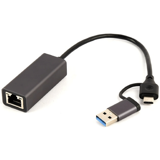 USB ადაპტერი GEMBIRD A-USB3AC-LAN-01 (15 CM)iMart.ge