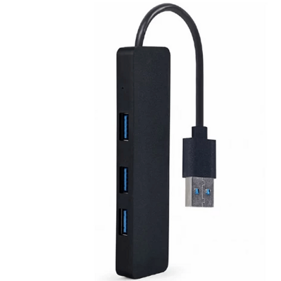 USB ჰაბი GEMBIRD UHB-U3P4-04 4-PORT USB 3.1 BLACK (15 CM)iMart.ge