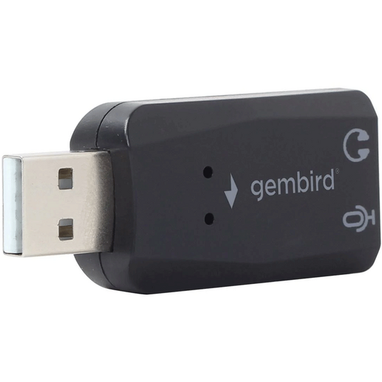 USB ხმის ბარათი GEMBIRD SC-USB2.0-01 PREMIUM USB SOUND CARD "VIRTUS PLUS"iMart.ge