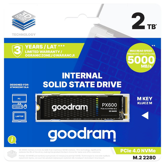 მყარი დისკი GOODRAM SSDPR-PX600-2K0-80 (2 TB)iMart.ge