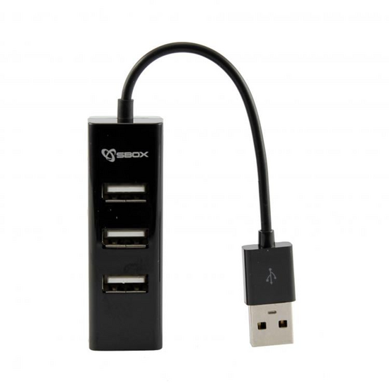 USB ჰაბი SBOX H-204 USB-2.0 4 PORT BLACKiMart.ge