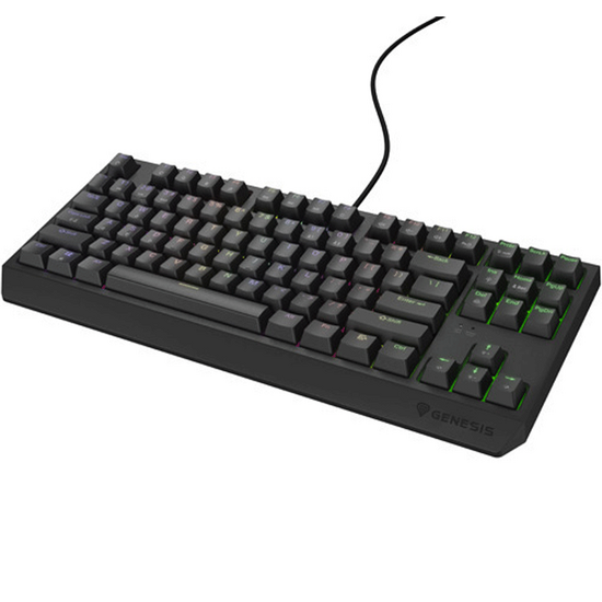 GAMING კლავიატურა GENESIS THOR 230 TKL US RGB MECHANICAL OUTEMU BROWN BLACK HOT SWAPiMart.ge