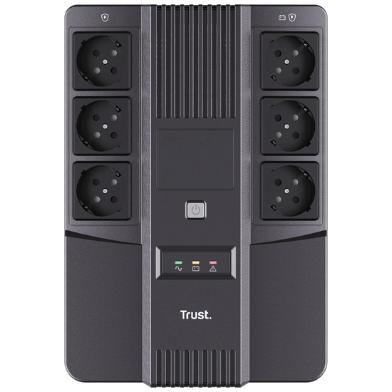 უწყვეტი კვების წყარო (UPS) TRUST MAXXON 800 VA BLACK (510 W)iMart.ge