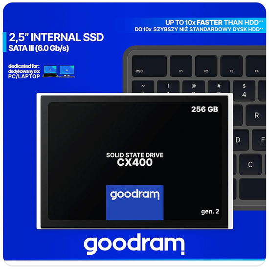 მყარი დისკი GOODRAM CX400 (256 GB)iMart.ge
