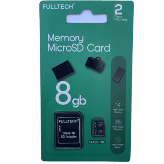 მეხსიერების ბარათი FULLTECH MICROSD CARD (8 GB)iMart.ge