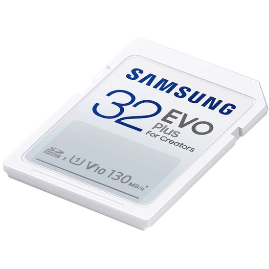 მეხსიერების ბარათი (ჩიპი) SAMSUNG EVO PLUS U1 V10 SDHC UHS-I СLASS 10 MB-SC32K (32 GB)iMart.ge