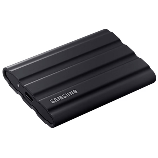 გარე მყარი დისკი SAMSUNG SSD T7 PORTABLE MU-PE1T0S/WW SHIELD BLACK (1 TB)iMart.ge