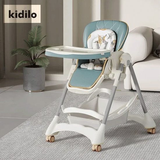 ბავშვის სკამ-მაგიდა KIDILO 1-1A-BLUiMart.ge