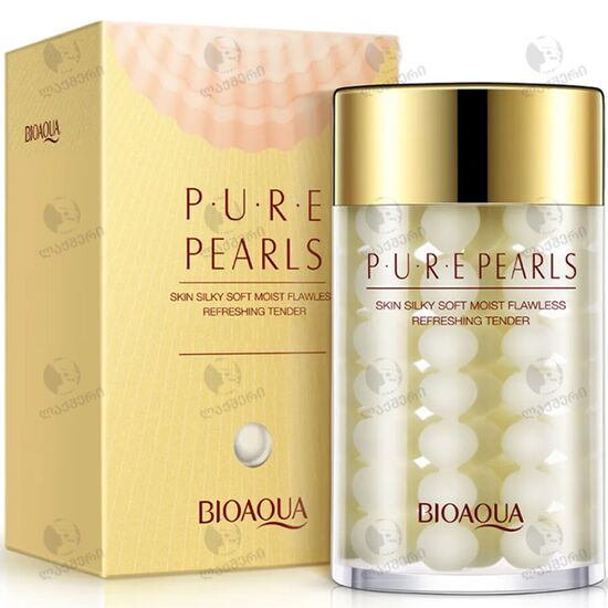 BIOAQUA-ს ჰიალურონის სახის კრემი PURE PEARLS (35 GR)iMart.ge