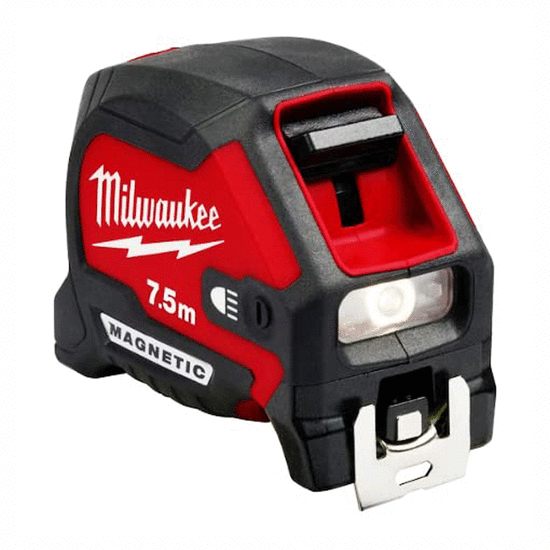 საზომი რულეტი LED განათებით MILWAUKEE 4932492469 (7.5 M)iMart.ge