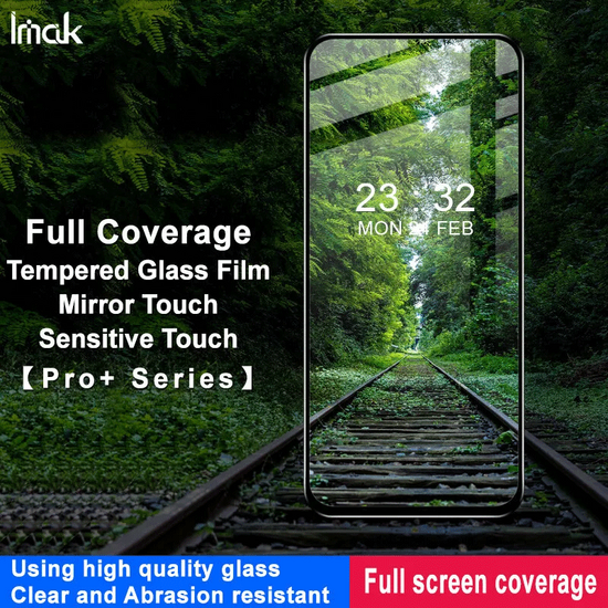 ეკრანის დამცავი GLASS PRO+ FULL SCREEN TEMPERED GLASS GOOGLE PIXEL 8A BLACKiMart.ge