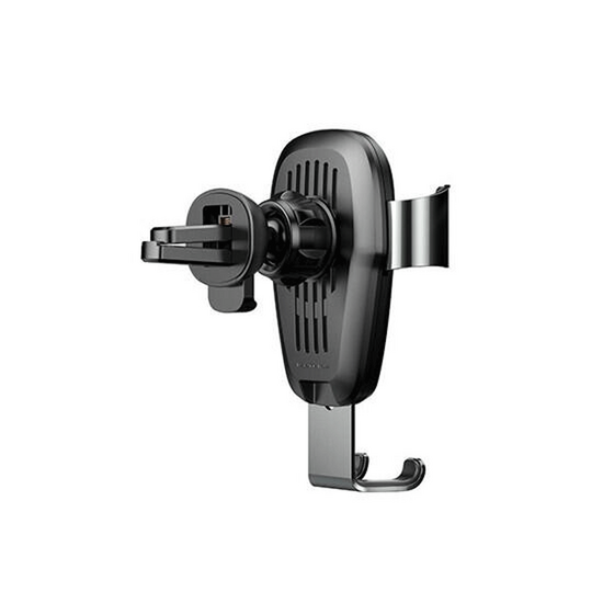 უსადენო დამტენი + სამაგრი BASEUS WXYL-B0A METAL GRAVITY CAR MOUNT AIR OUTLET VERSION GREYiMart.ge