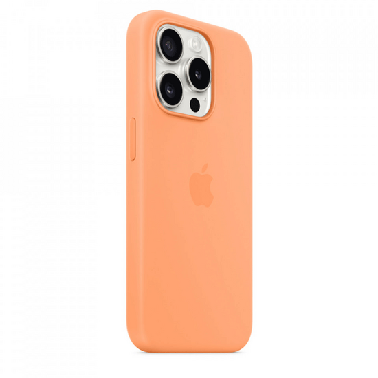 მობილური ტელეფონის ქეისი APPLE IPHONE 15 PRO SILICONE ORANGE MT1H3ZM/AiMart.ge