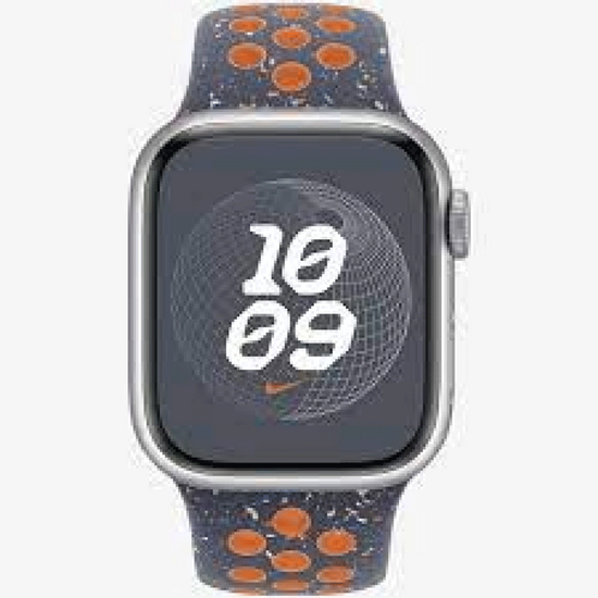 SMART საათის სამაჯური APPLE 41MM BLUE FLAME NIKE SPORT BAND MUUU3ZM/AiMart.ge