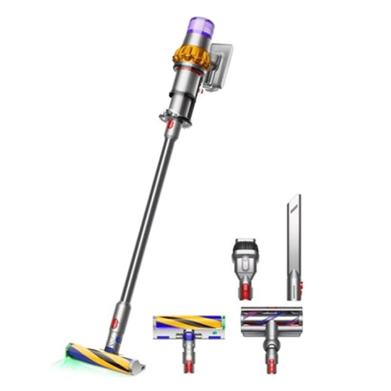 ვერტიკალური მტვერსასრუტი DYSON SV47 V15 DT ABSOLUTE YELLOW/IRON (230W, 0.7L)iMart.ge