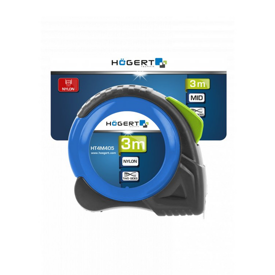 საზომი რულეტი HOGERT HT4M405 (3 M)iMart.ge