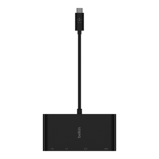 USB ადაპტერი BELKIN AVC005BTBK USB-C 4-IN-1 CORE HUBiMart.ge