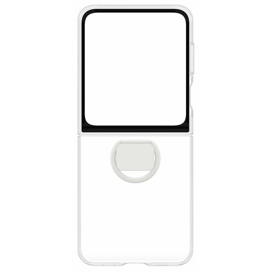 მობილური ტელეფონის ქეისი SAMSUNG GALAXY Z FLIP6 CLEAR CASE WITH RING TRANSPARENT (EF-QF741CTEGRU)iMart.ge