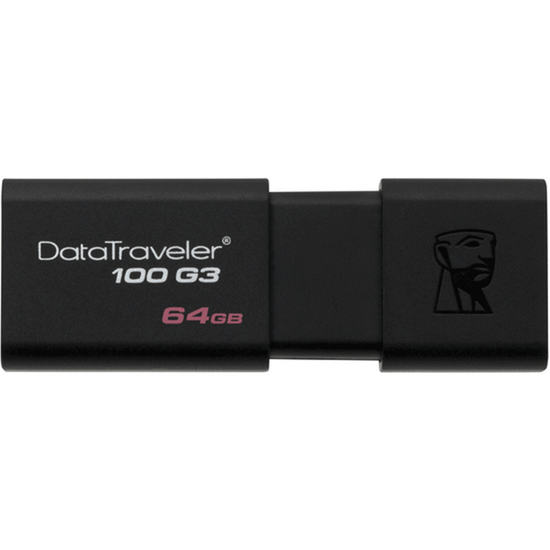 ფლეშ მეხსიერება KINGSTON DATATRAVELER 100 G3 64GB (DT100G3/64GB)iMart.ge
