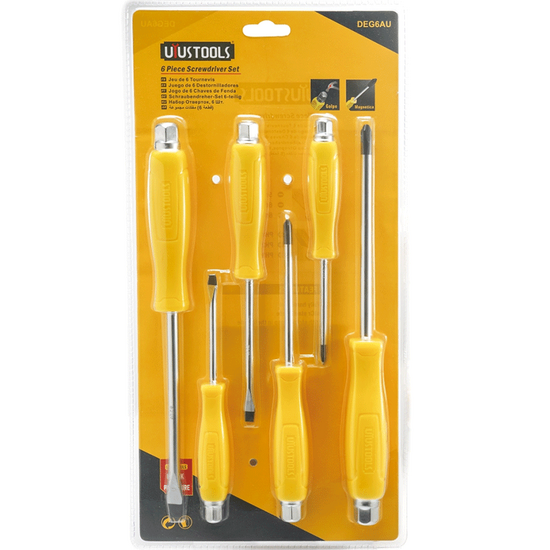 სახრახნისის ნაკრები UYUSTOOLS DEG6AU (6PCS)iMart.ge