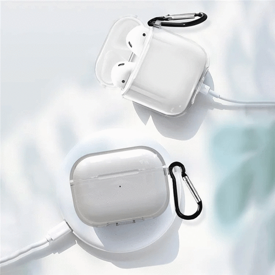 ყურსასმენის ქეისი TVC 680901400A AIRPODS PRO 2 TRANSPARENTiMart.ge