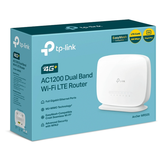 როუტერი TP-LINK ARCHER MR505 AC1200 4G+ ROUTER WHITEiMart.ge