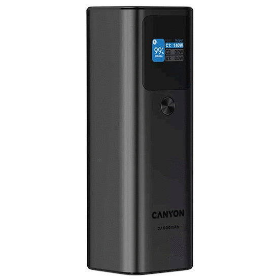 პორტატული დამტენი CANYON CNE-CPB2010DG DARK GREY (27000 MAH)iMart.ge