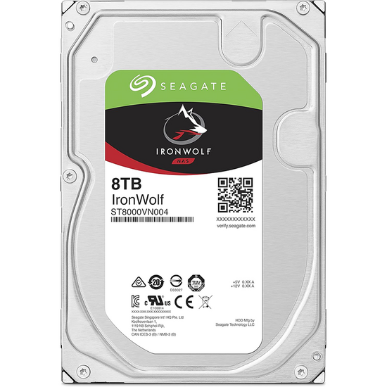 მყარი დისკი SEAGATE ST8000VN004 HDD IRONWOLF 3.5-INCH (8TB)iMart.ge