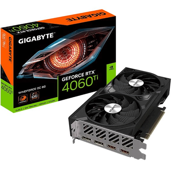 ვიდეო დაფა GIGABYTE GV-N406TWF2OC-8GD WINDFORCE OC RTX4060 TIiMart.ge