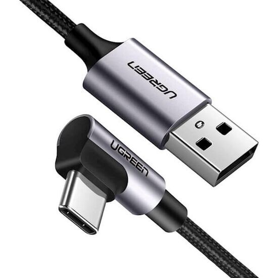პრემიუმ USB კაბელი UGREEN (50941) US284  მოხრილი თავაკით (1მ)iMart.ge