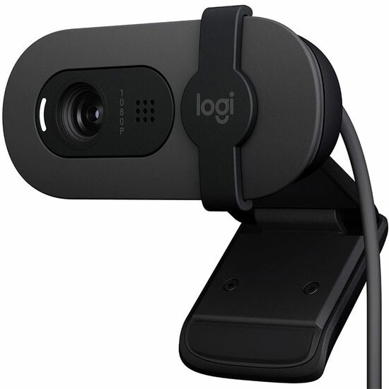 ვებ კამერა LOGITECH BRIO 100 FULL HD WEBCAM - GRAPHITE - USB - EMEA28-935iMart.ge