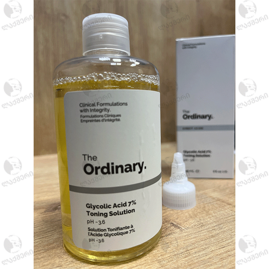 ორდინარის გლიკოლის მჟავა (1+1 აქცია) ORDINARY GLICOLIC ACID 7% TONING SOLUTION (240ML)iMart.ge