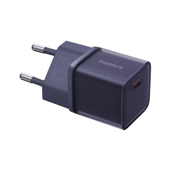 დამტენის ადაპტერი BASEUS GAN5S 1C EU P10162504523-00 PURPLE (30W)iMart.ge