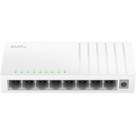 8 პორტიანი სვიჩი 8-PORT 10/100 MBPS DESKTOP SWITCH CUDY FS108DiMart.ge