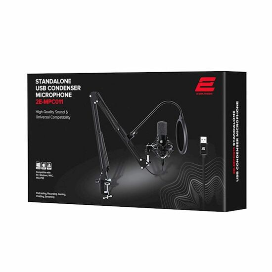 მიკროფონი 2E MPC011 STREAMING KIT BLACKiMart.ge