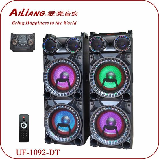 პროფესიონალური აკუსტიკური სისტემა AILIANG UF-1092-DT დენზე (FM,BLUETOOTH,USB,TF)iMart.ge