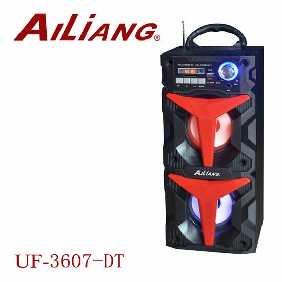 დინამიკი (პორტატული აკუსტიკური სისტემა) AILIANG UF-3607-DT აკუმულატორითა და მიკროფონის პორტით (FM,BLUETOOTH,USB,TF)iMart.ge