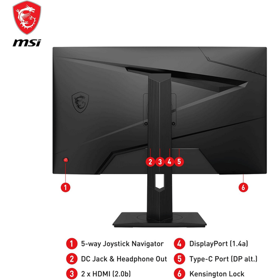 GAMING მონიტორი MSI G274QPX (27", 2560 x 1440)iMart.ge