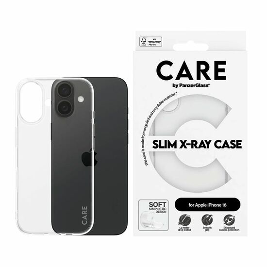 მობილური ტელეფონის ქეისი PANZERGLASS IPHONE 16 CASE-TRANSPARENTiMart.ge