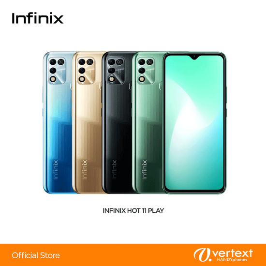 მობილური ტელეფონი INFINIX HOT 11 PLAY (4GB/128GB, 6.82") SUNSET GOLDiMart.ge