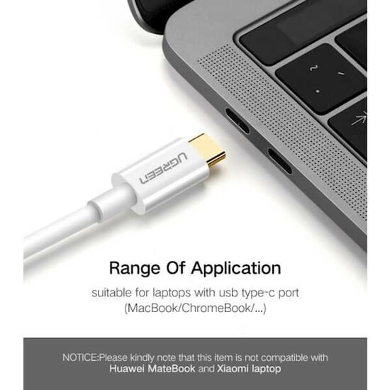 კაბელი UGREEN MM139 (50994) USB TYPE C TO DP CABLE 1.5m (BLACK)iMart.ge