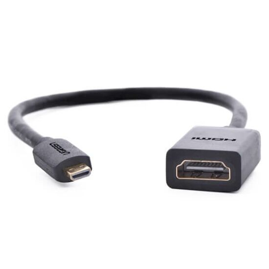 HDMI ადაპტერი UGREEN 20134 MICRO HDM MALE TO HDMI FEMALE ADAPTER CABLEiMart.ge