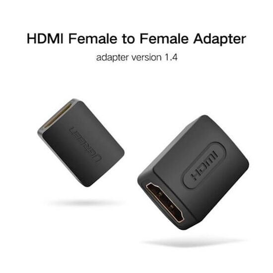 ადაპტერი UGREEN 20107 HDMI FEMALE TO FEMALE ADAPTER (BLACK)iMart.ge