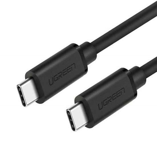 USB კაბელი UGREEN US286 (50998) USB 2.0 TYPE C TO TYPE C CABLE NICKEL PLATING 1.5m (BLACK)iMart.ge