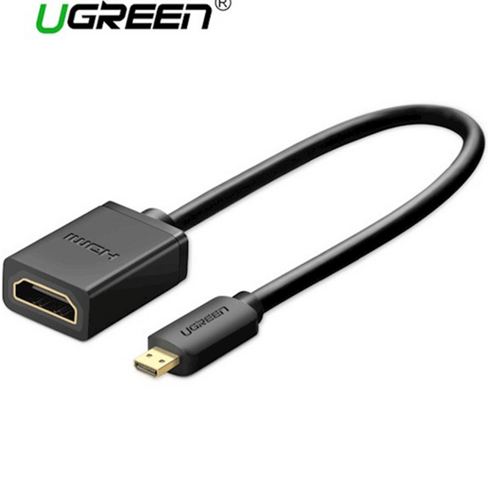 HDMI ადაპტერი UGREEN 20134 MICRO HDM MALE TO HDMI FEMALE ADAPTER CABLEiMart.ge