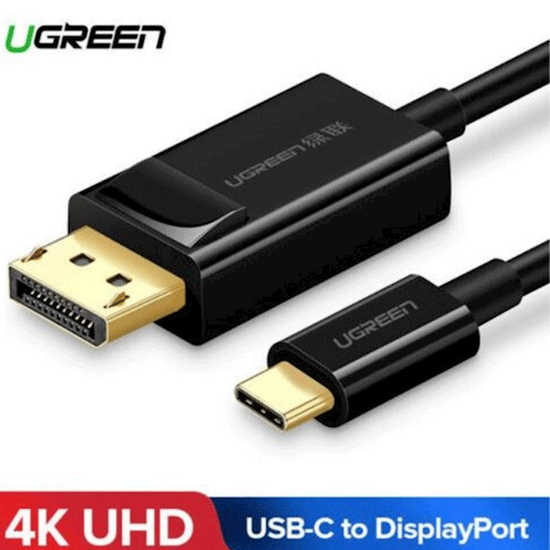 კაბელი UGREEN MM139 (50994) USB TYPE C TO DP CABLE 1.5m (BLACK)iMart.ge