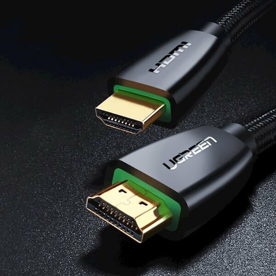 HDMI კაბელი UGREEN HD118 (40408) High-End HDMI Cable with Nylon Braid 1m (Black)iMart.ge
