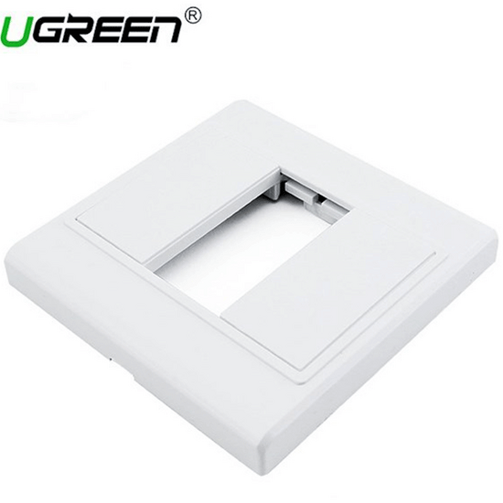 HDMI როზეტის ადაპტერი UGREEN (20316) WALL PLATE FRAME HDMI CASING PANEL ADAPTER PC MATERIALiMart.ge